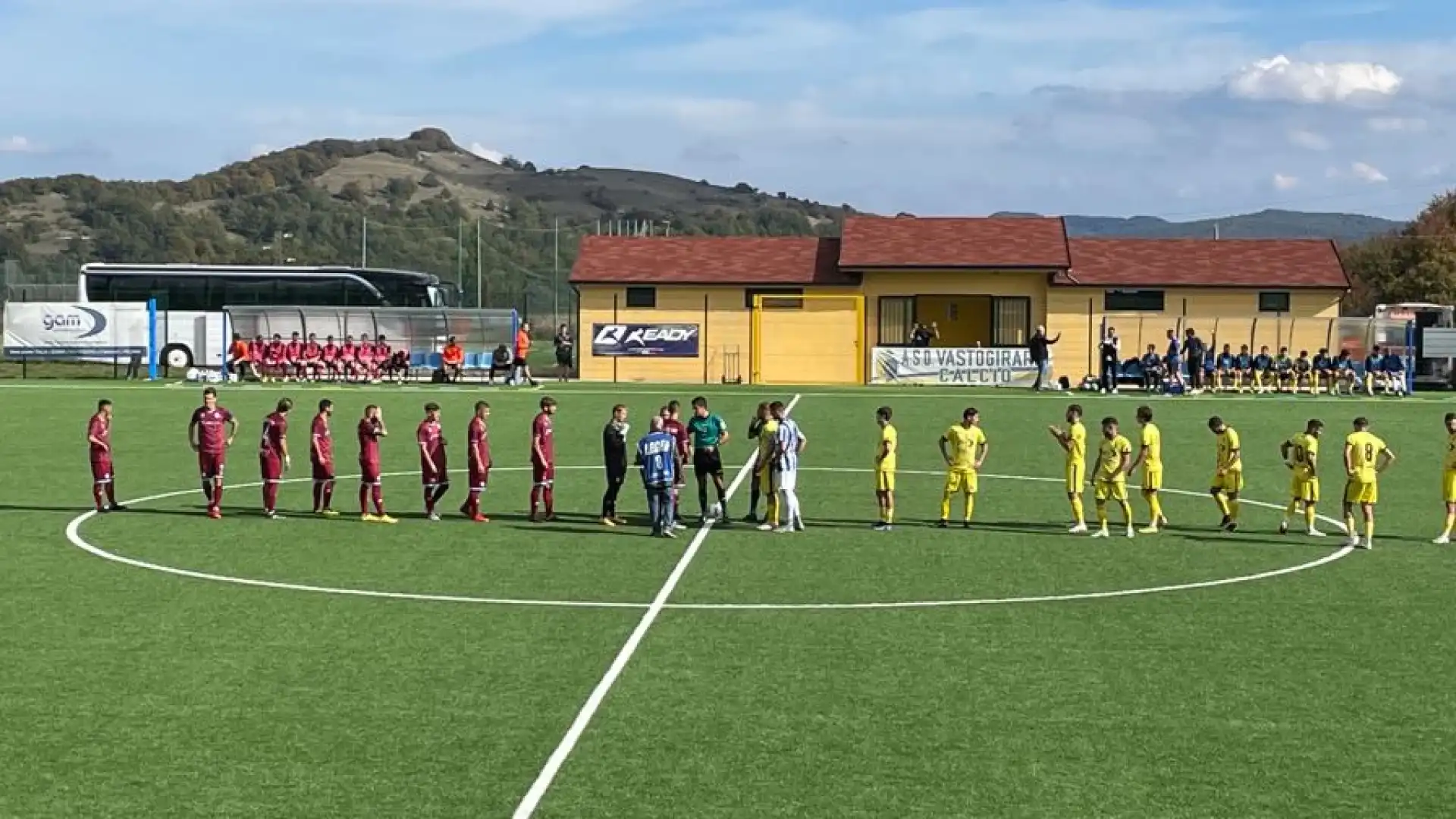 Serie d Girone F: Asd Vastogirardi 1 - 0 Trastevere. La formazione altomolisana in vetta alla classifica.